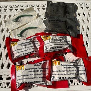 Tactical IFAK Trauma Refill Kit  H&H Compression Bandage Z-Pak Gauze EXP: 2015